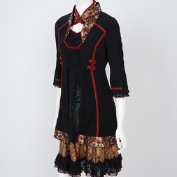 Ozz Oneste Tenge Dianthus Chinese Color Dress