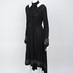 Rozen Kavalier Print Flared Dress