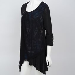 Rozen Kavalier Masquerade Print Layered Cutsew
