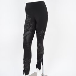 Ozz Oneste Cloud Pattern Asymmetrical Leggings