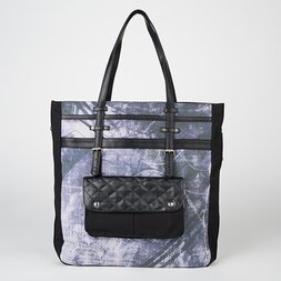 Ozz Conte Grunge Print Tote Bag