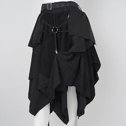 Ozz Croce Mesh Drape Skirt