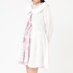 LIZ LISA Faux Fur Peplum Cardigan