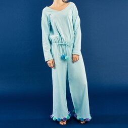 YUMMY MART Pom Pom Onesie Pajamas