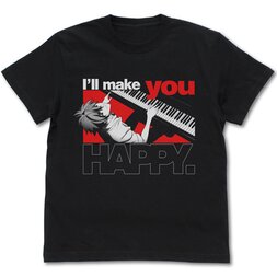 Evangelion Kaworu Nagisa Piano Black T-Shirt