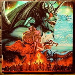 Devilman Chara Fine Graph Print (Square)