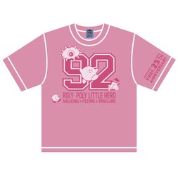 The King of Games Kirby 25th Anniversary Numbering Pink Kids' T-Shirt w/ Plush Mascot