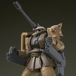 HG 1/144 Gundam: The Origin Zaku Half Cannon