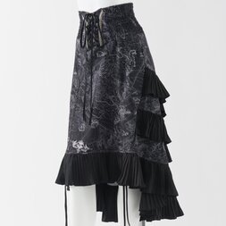 Ozz Oneste Map Long Skirt