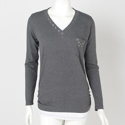 Ozz Croce Layered-style Studded T-Shirt