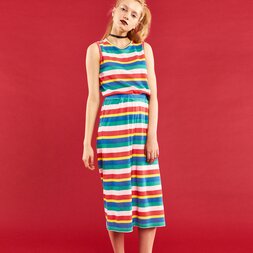YUMMY MART Multicolor Striped Pajamas