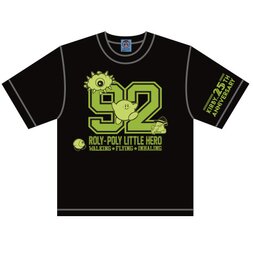 The King of Games Kirby 25th Anniversary Numbering Black Kids' T-Shirt w/ Plush Mascot