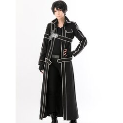 Sword Art Online The Black Knight Kirito Costume