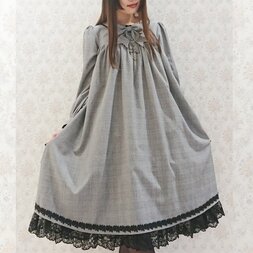 Atelier Pierrot Checkered Amabile Dress