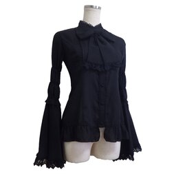 Atelier Pierrot Standing Collar Princess Sleeve Blouse
