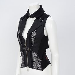 Ozz Oneste Dragon Embroidered Vest