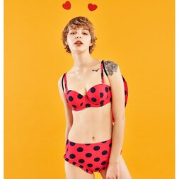 YUMMY MART Ladybug Swimsuit Set