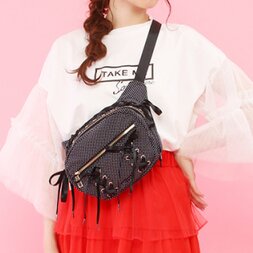 Honey Salon Lace-Up Waist Pouch