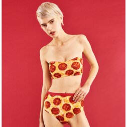 YUMMY MART Eat Tube Bra & Panty Set