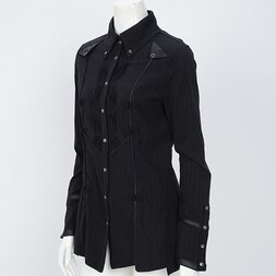 Ozz Oneste Chinese-Style Button Blouse