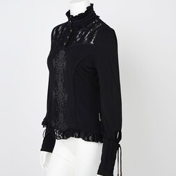 Rozen Kavalier Printed Standing Collar Cutsew