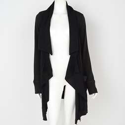 Rozen Kavalier Ribbed Long Cardigan