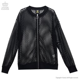 LISTEN FLAVOR Mesh Zip-up Jacket