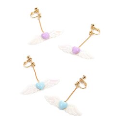 Le cocone Wings x Heart Earrings