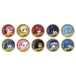 Fairy Tail Chibi Character Pin Badge Collection Box Set