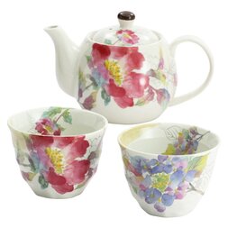 Hana Misaki Mino Ware Tea Set