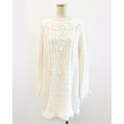 LIZ LISA Tulle Collar Feather Knight Dress