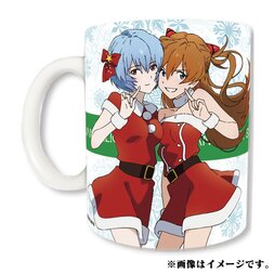 Eva Store Original Rei & Asuka Mug 2017 Christmas Ver.