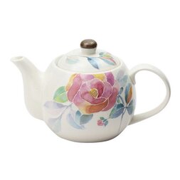 Hana Kotoba Mino Ware Rose Teapot