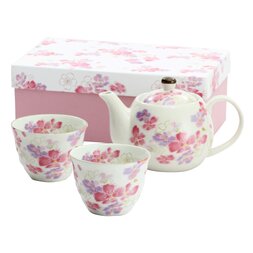 Hana Hitohira Mino Ware Tea Set