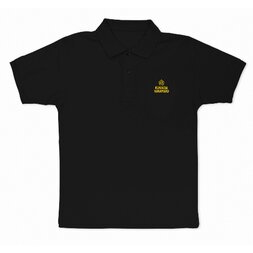 Love Live! Sunshine!! Hanamaru Kunikida Black Embroidered Polo Shirt