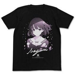 Saekano: How to Raise a Boring Girlfriend Flat Megumi Kato Black T-Shirt