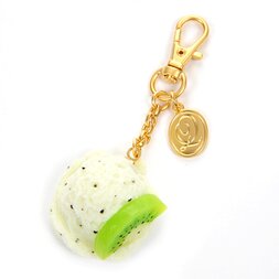 Marché du Q-pot. Kiwi Ice Cream Bag Charm