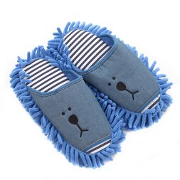 Mofu Mofu Denim Slippers