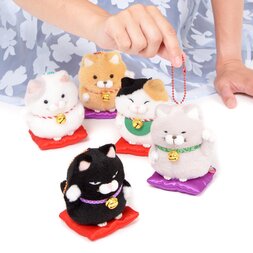 Hige Manjyu Maneki-neko Cat Plush Collection (Ball Chain)