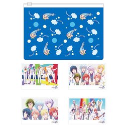 IDOLiSH 7 Vibrato Sorairo-kun Slider Pouch & Bromide Photo Set