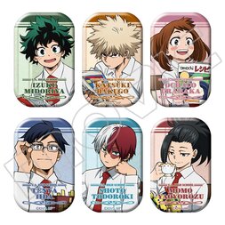 My Hero Academia Autumn Reading Character Pin Badge Collection Box Set