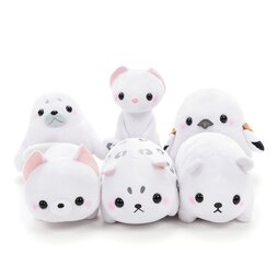 Pocket Zoo White Friends Animal Plush Collection (Standard)