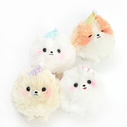 Pometan to Oyasumi Dog Plush Collection (Ball Chain)
