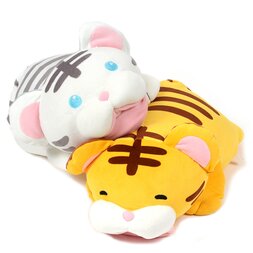 Mocchiri Biting Tiger Cushion