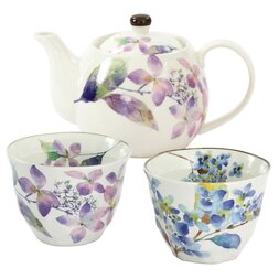 Hana Yohira Mino Ware Tea Set