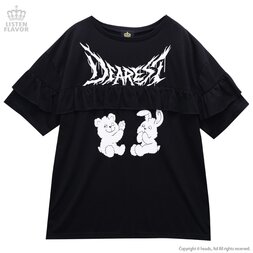 LISTEN FLAVOR My Dearest Metal Friends Frilled Top