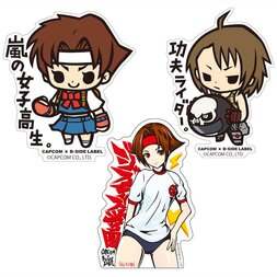 Capcom x B-Side Label Rival Schools Stickers