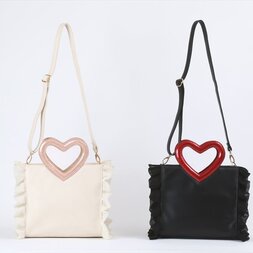 Honey Salon Heart-Shaped Shoulder Bag