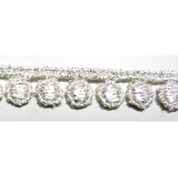 Atelier Pierrot Silver Lamé Chemical Lace