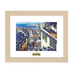 "Genoa no Fukei" Chara Fine Graph Print